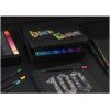 Creioane colorate 100 buc/set FABER-CASTELL Black Edition, FC116490, cutie metal